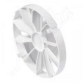 Spätná klapka membránová Ø 100 mm KO-ZZ 100 pre ventilátory AWENTA s ABS plastom a polymérovou membránou