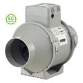 Poloradiálne potrubné ventilátory Blauberg Turbo 100 EC motor Ø 100mm, výkon 300m3/h, napätie 230V s vysokou energetickou účinnosťou