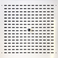 Uzatvárateľná Hliníková Vetracia Mriežka 400x400mm - Biela, Bez Sieťky, RAL 9010