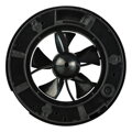 Blauberg O2 Supreme Čierny Inteligentný Ventilátor 100mm a 125mm - Časový Dobeh, Senzor Vlhkosti a Pohybu, Ovládanie Smartfónom