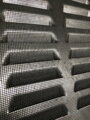 Hnedá Hliníková Vetracia Mriežka OPZ 500x260 mm s Protidažďovými Žaluziami
