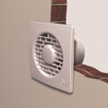 Ventilátor do kúpeľne VORTICE PUNTO FILO 100MF s časovým dobehom, 100mm potrubie, 85 m3/h výkon