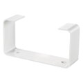 Držiak na plastové potrubie 55x110mm, Kód 56, Biely plast, Montáž na stenu alebo strop