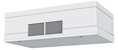 Lokálny podstropný rekuperátor Blauberg CIVIC EC DBE 500 S21 V.2 s predohrevom a prietokom 510 m³/h