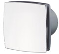 VENTS Ventilátor do kúpeľne 125LDTL TURBO Chróm lesk, Ø125mm, 209m3/h, Časový dobeh, Gulôčkové ložisko, IP34