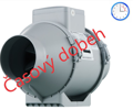 Axiálne odsávacie ventilátory VENTS TT 100T PRO - 100mm priemer, dvojrýchlostný, 180-245m3/h, 230V s časovým dobehom