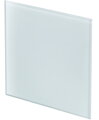 Predný panel Awenta HSF PTG100 Trax v bielom mliečnom skle - Rovný dizajn, kompatibilný s ventilátormi AWENTA KWS