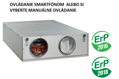 Rekuperačná jednotka VENTS VUT 300 PBE EC A21 s predohrevom a WiFi, prietok 340 m3/h