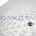 Dakota 200x200 Plastový Poklop k Revíznej Šachte z Polypropylénu, Nosnosť 1,5 tony, Šedá