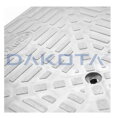 Plastový poklop Dakota 550x550 mm pre revízne šachty z polypropylénu, záťaž A15, šedý