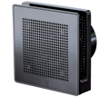 Vortice ME 100/4" LL T Punto Evo PREMIUM Axiálny Ventilátor s Časovým Dobehom, Oneskorovačom a Spätnou Klapkou, Čierna, IP45, 65-95 m3/h Prietok