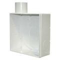 Zápustná plastová krabica pre radiálne ventilátory VENTS VNV-1-KV 80 a Blauberg Valeo