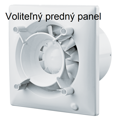 Blauberg OMEGA 125 mm Ventilátor do Kúpeľne s Výkonom 160m3/h, Zapínanie/Vypínanie na Svetelný Vypínač, Inštalácia na Strop alebo Stenu