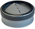 OKA-B 200mm - Oceľová Spätná Klapka s Tesniacim Pásom a Nerezovou Pružinou, Teplotná Odolnosť do +50 °C