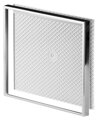 Awenta Predný Panel HSF PI125 Biela Plastová Montáž Pre Ventilátory KWS - Obložitelný a Vymeniteľný