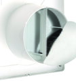 Radiálny ventilátor Vortice QUADRO MICRO 100 T s časovačom, prietok 65/90 m3/h, hlučnosť 32,3/39,2 dB(A), IPX4