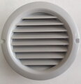 Vetracia mriežka plastová MV150BVS Šedá, 150 mm, so sieťkou proti hmyzu, ABS plast