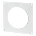 Plastová krytka na vzduchotechniku 100mm z ABS plastu, biela