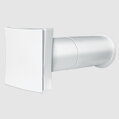 Vetracia jednotka PS 100 - Nástenná ventilácia s teleskopickým potrubím pre konštantné vetranie