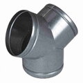 TMY Ø500 mm Pozinkovaná Y-Rozbočka s Rozmerom 497 mm