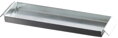 Záslepka na hranaté potrubie 150 x 50 mm z pozinkovaného plechu, hrúbka 0,5 mm