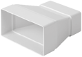 Plastová redukcia KP75-29 pre hranaté potrubia 75x150mm na 55x110mm