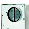 Radiálny ventilátor Vortice VORT PRESS 110LL Ø100mm s dvojrýchlostným motorom, časovým dobehom a kovovým filtrom