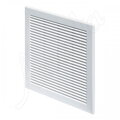 Plastová vetracia mriežka AMV200x250S so sieťkou proti hmyzu - UV odolný ABS plast, 200x250 mm