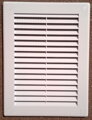 Plastová vetracia mriežka AMV200x250S so sieťkou proti hmyzu - UV odolný ABS plast, 200x250 mm