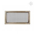 Kratki Krbová Mriežka 17x30 cm Bez Žalúzie Rustik - Oceľová s Tepelnou Odolnosťou