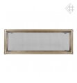 Kratki Krbová Mriežka Rustikálna 17x49 cm bez Žalúzie - Oceľová s Tepelnou Odolnosťou