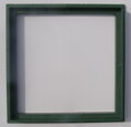 Zelený PVC Rám k Plastovému Poklopu a Roštu 300x300mm, Nosnosť 1,5 tony - First Plast Taliansko