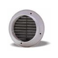 Blauberg DECOR 80 ABS Biela Plastová Vetracia Mriežka s Rámčekom, 80mm Vnútorný Rozmer, 123mm Krycia Plocha