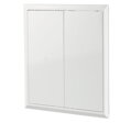 Biele Plastové Revízne Dvierka 300x300 mm z Vysoko Kvalitného ABS Plastu