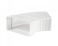 45° Koleno pre Plastové Potrubie 55x110mm - Kód 52510, Biele, Uhlové Pripojenie