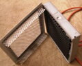 MonoChemin Air Krbový Ventilátor Grafit Tmavý s Nútenou Cirkuláciou Teplého Vzduchu vyrobený vo Francúzsku