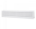 Obojstranná plastová vetracia mriežka do dverí MV430/2 bez sieťky proti hmyzu - 80x434 mm