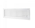 Plastová vetracia mriežka MV450R bez sieťky proti hmyzu so zatváraním, 100mm x 1500mm