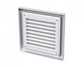 Plastová Vetracia Mriežka MV120S s UV Odolnou Sieťkou proti Hmyzu - Krycia Plocha 186x186mm