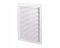 Vetracia mriežka MV125-1S so sieťkou proti hmyzu, biela, 170x238 mm, UV-odolný ABS plast