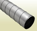 Galvanizované Spiro Potrubie Ø 355mm x 3m - Vzduchotesnosť Triedy D