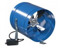 Potrubný Ventilátor VENTS VKOM150 - Priemer 162mm, Výkon 200m3/h, 230V, Oceľová Skriňa