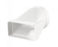 Plastová Prechodka KP120-20 pre Spojenie Plochých 60x120mm a Okrúhlych Ø 100mm Potrubí