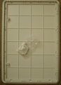 Biele Plastové Revízne Dvierka SI4060B - Pevné, Talianska Výroba, Rozmery 420x620mm