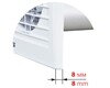 Ventilátor Vents 125S s Ovládaním na Svetelný Vypínač, 125mm, 180m³/h, IP34