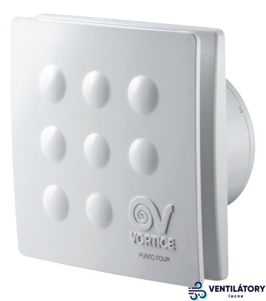 Axiálny Ventilátor VORTICE MFO 90/3,5" pre Kúpeľne a WC s Priemerom 92,4 mm, Výkonom 65 m3/h, IPX4 Krytie, Anti-UV ABS Materiál