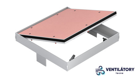 ARFS Protipožiarne Revízne Dvierka 600x800x15 mm GKF US EI20 pre Murivo s Hliníkovým Rámom
