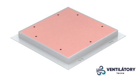 Protipožiarné revízne dvierka ARFS 600x600x30 GKF US EI60 s hliníkovým rámom a ROCKWOOL výplňou