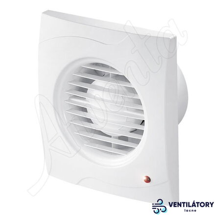 Ventilátor do kúpeľne AWENTA VECCO VW100T s časovým dobehom, výkon 95m3/h, 230V
