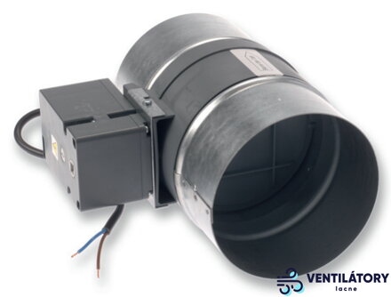 KRK-A 150 Spätná Klapka s ON/OFF Motorom, Pružinové Zatváranie, ØD 150 mm, Max. Teplota 60°C, 230V